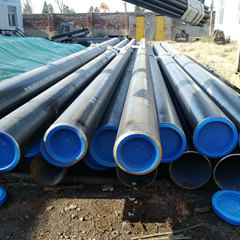 Black ASTM A53 API 5L Seamless Carbon Steel Pipe