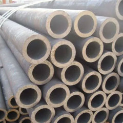Round Black Painted Seamless Low Carbon Steel Pipe