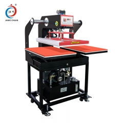 Economical type hydraulic double station heat press machine ZD-7B-2(Elevated bottom plate)