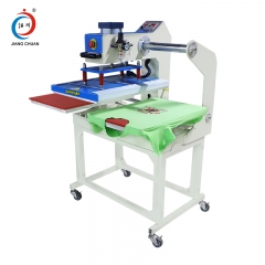 Semi automatic pneumatic dual station hot stamping machine (can be fitted into clothing)JC-7B-1