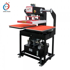 Economical type hydraulic double station heat press machine ZD-7B-2(Elevated bottom plate)