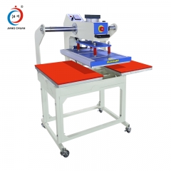 Semi automatic pneumatic dual station hot stamping machine (can be fitted into clothing)JC-7B-1