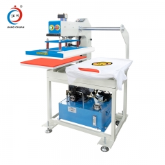 Semi-automatic hydraulic dual station hot stamping machine JC-7B-2