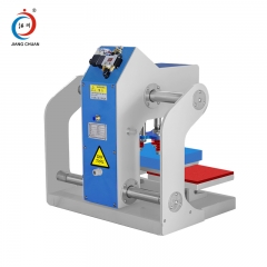 Semi - automatique pneumatique double station machine d'impression à chaud JC - 7b