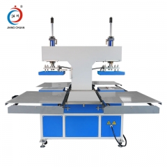 Machine de gaufrage et de distribution hydraulique multifonction à double tête et à quatre stations JC-33D