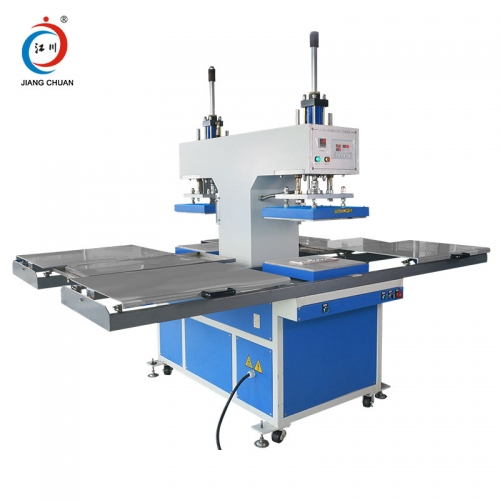 Máquina de estampagem e dispensação hidráulica multifuncional de quatro estações e cabeçote duplo JC-33D