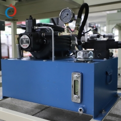 Máquina hidráulica automática completa de prensa térmica de estação duplaJC-7C-2