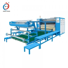 Rolo de aquecimento de óleo de alta velocidade rolo a rolo/calandraheatpress máquina JC-26B (tela sensível ao toque)