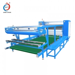 High speed oilheating roll to roll roller/calandra heat press machine JC-26B