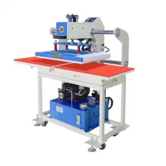 Máquina de estampagem a quente hidráulica semi-automática JC-7B-2 da estação dupla