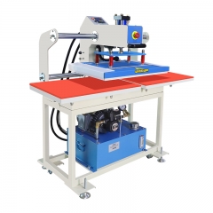 Semi-automatic hydraulic dual station hot stamping machine JC-7B-2