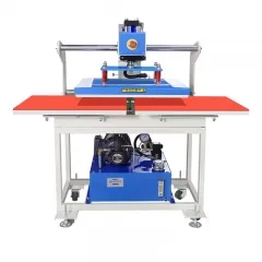 Máquina de estampagem a quente hidráulica semi-automática JC-7B-2 da estação dupla