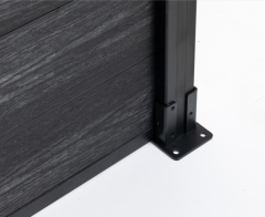 wpc fence easy to install beautiful addition  better than pvc  garden fence vinyl fence wpc material