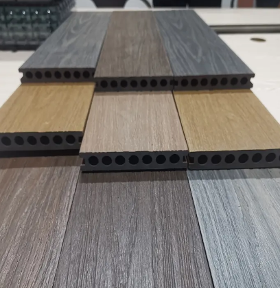 Embossed composite deck extrusion trim wholesale