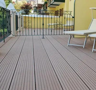 Outdoor wood-plastic floor finish co-extruded wood-plastic outdoor decoration