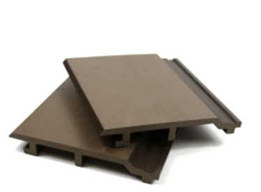 Exterior decoration 3D pressed flower wood plastic wallboard wood grain wood plastic waterproof wallboard