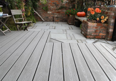 Embossed composite deck extrusion trim wholesale