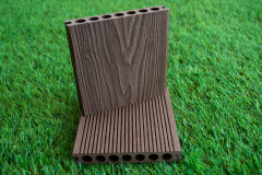 3D Wood Grain Embossed WPC Outdoor Garden Decking Wood Plastic Composite Easy Install Decking