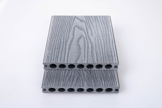 Manufacture 3D Deep Embossing Outdoor Wooden Plastic WPC Composite Decking