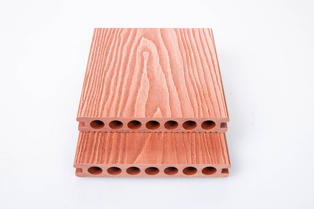 Manufacture 3D Deep Embossing Outdoor Wooden Plastic WPC Composite Decking