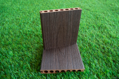 New design outdoor co extrusion WPC decking hollow composite floor Anti-uv Wood plastic decking