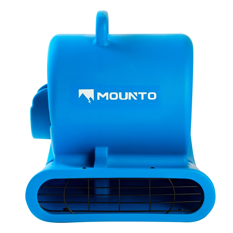 MOUNTO 1/3hp Air Mover Carpet Dryer w/ Dual GFCI Outlet