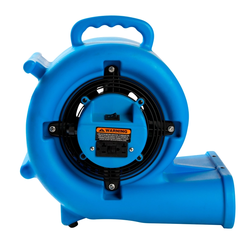 MOUNTO 1/3hp Air Mover Carpet Dryer w/ Dual GFCI Outlet