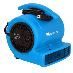 MOUNTO AM25 1/4HP Compact Air Mover Carpet Dryer w/ dual outlet for Air Cooling Circulation