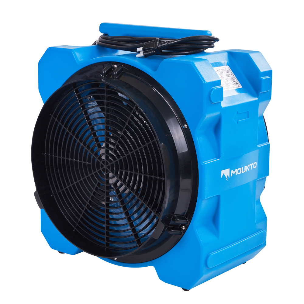 MOUNTO 1HP 5000CFM 16" Axial Blower Exhaust Fan Confined Space Blower
