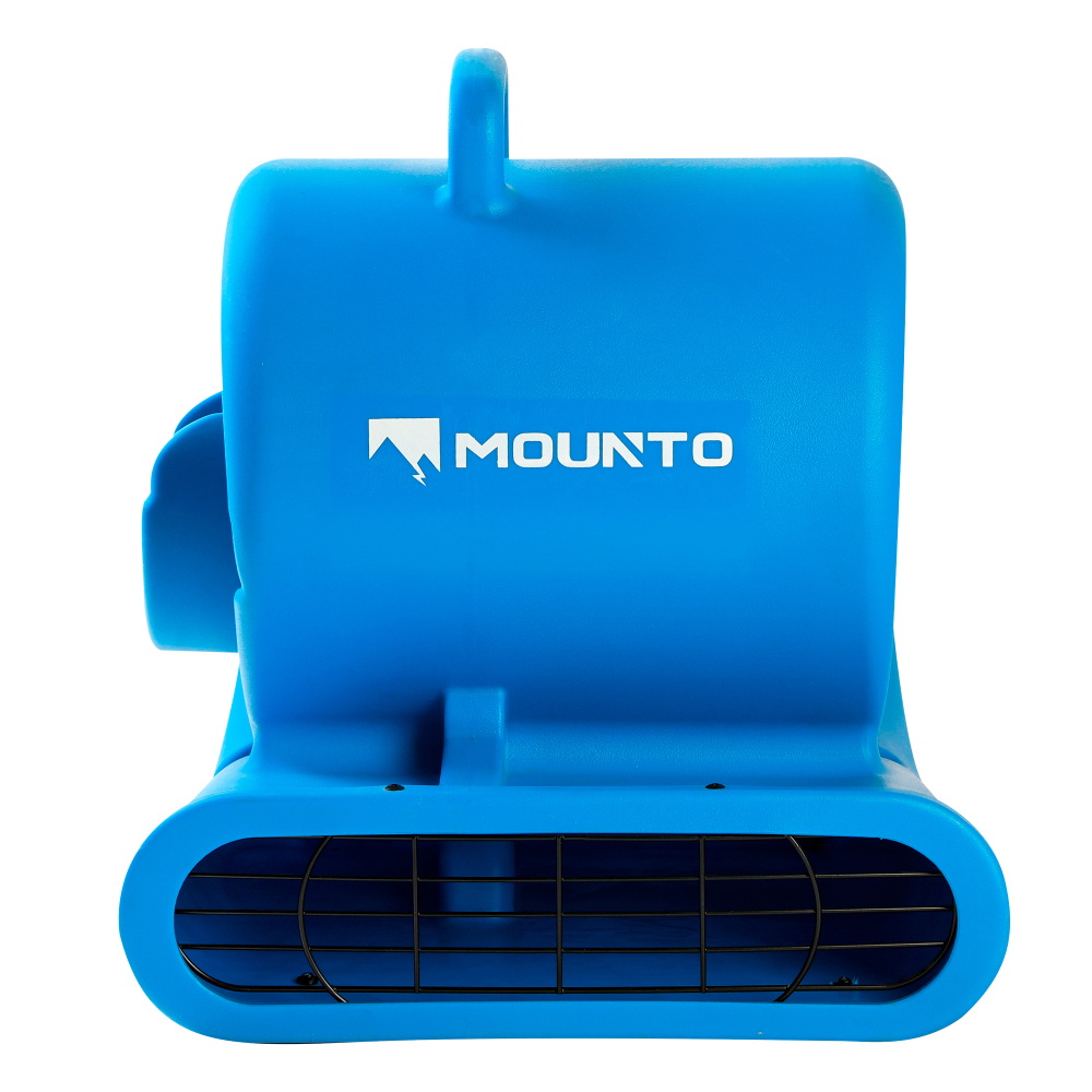 MOUNTO 1/3hp Air Mover Carpet Dryer w/ Dual GFCI Outlet