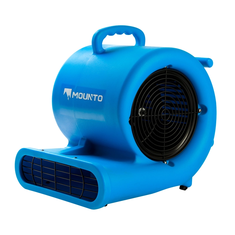MOUNTO 1/3hp Air Mover Carpet Dryer w/ Dual GFCI Outlet