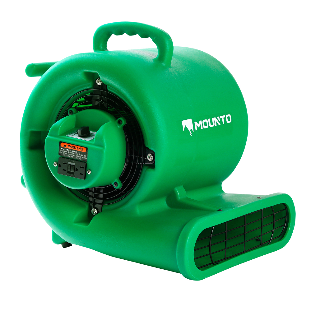 MOUNTO Air Mover Air Scrubber Dehumidifier Combo Package for Water Damage Restoration （ 2xDH80 6xAM33)