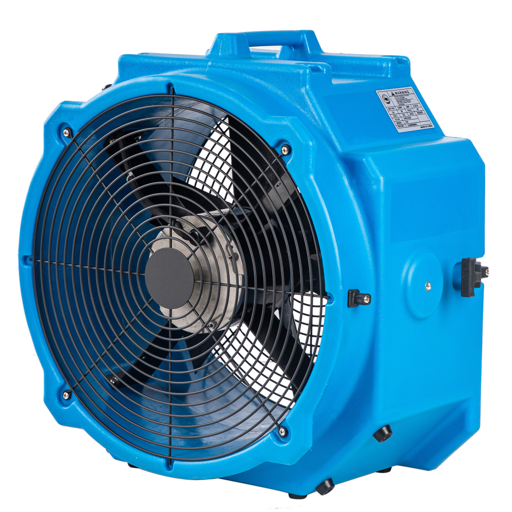MOUNTO AM25AX 1/4hp 4000cfm Axial Fan Air Mover Floor Dryer Drum Fan
