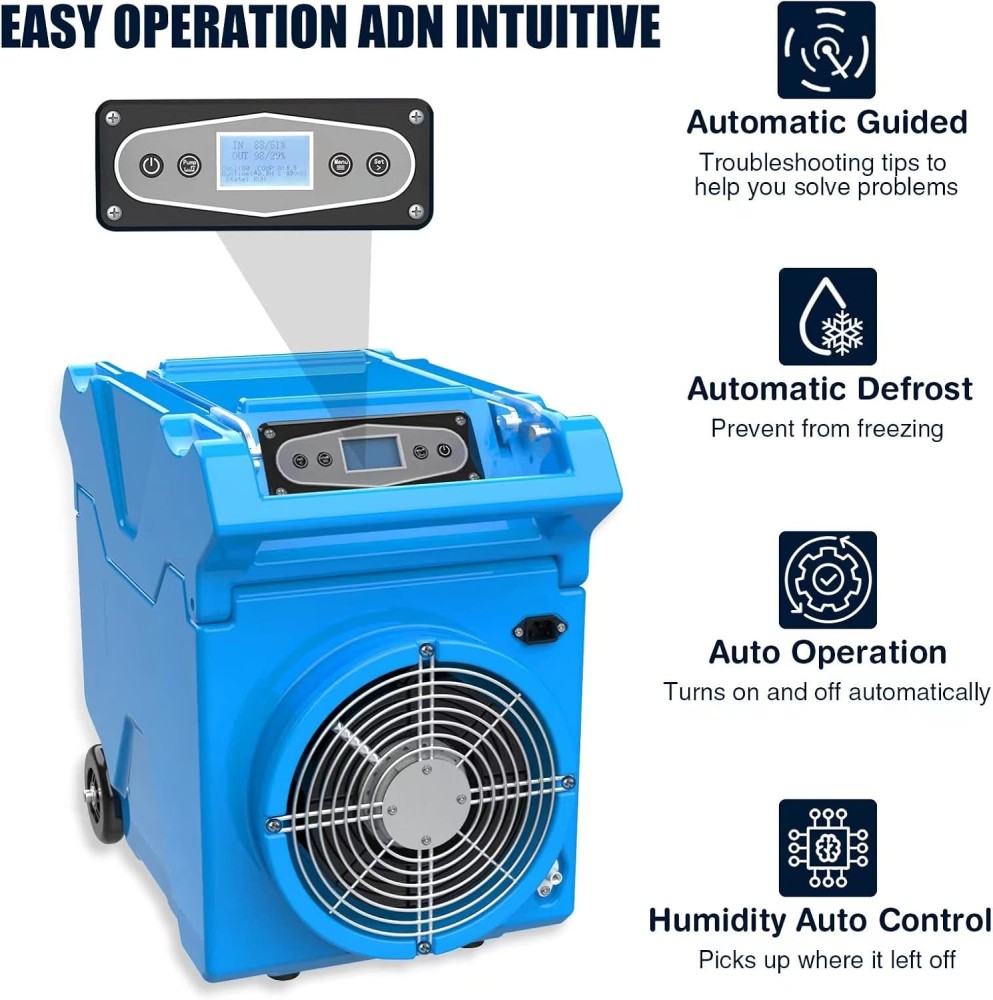 MOUNTO DH80W stackable dehumidifiers for transport