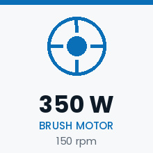 350W brush motor