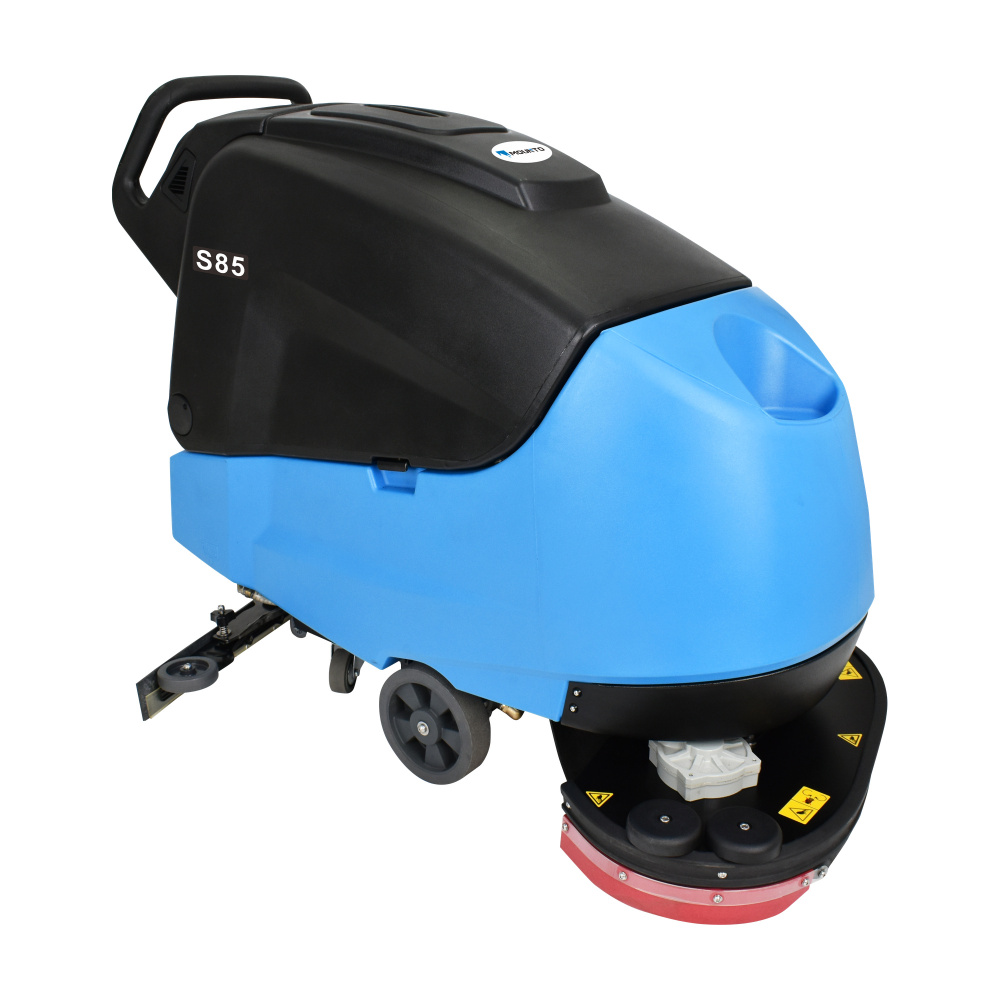 MOUNTO S85 Self-Propelled Walk-Behind Floor Scrubber Dryer - 28 in Twin Disc, 22.5 Gal, 24V