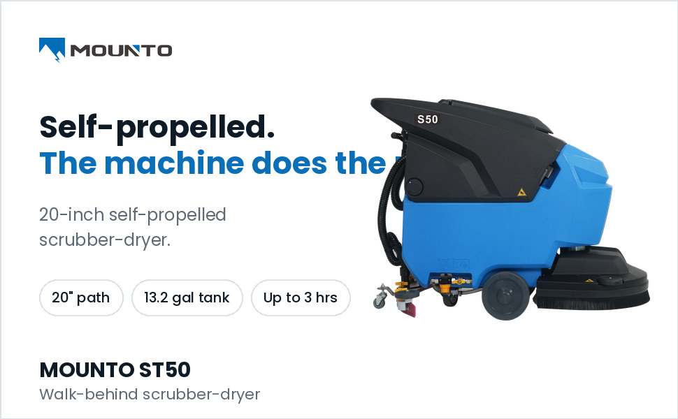 The machine does the pushing