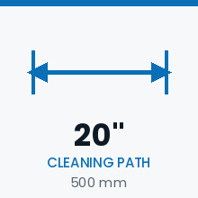 20-inch path