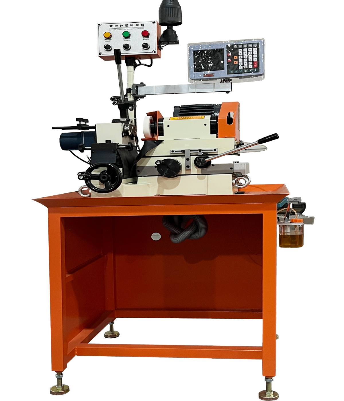 Pressure wheel type automatic outer diameter punch grinder