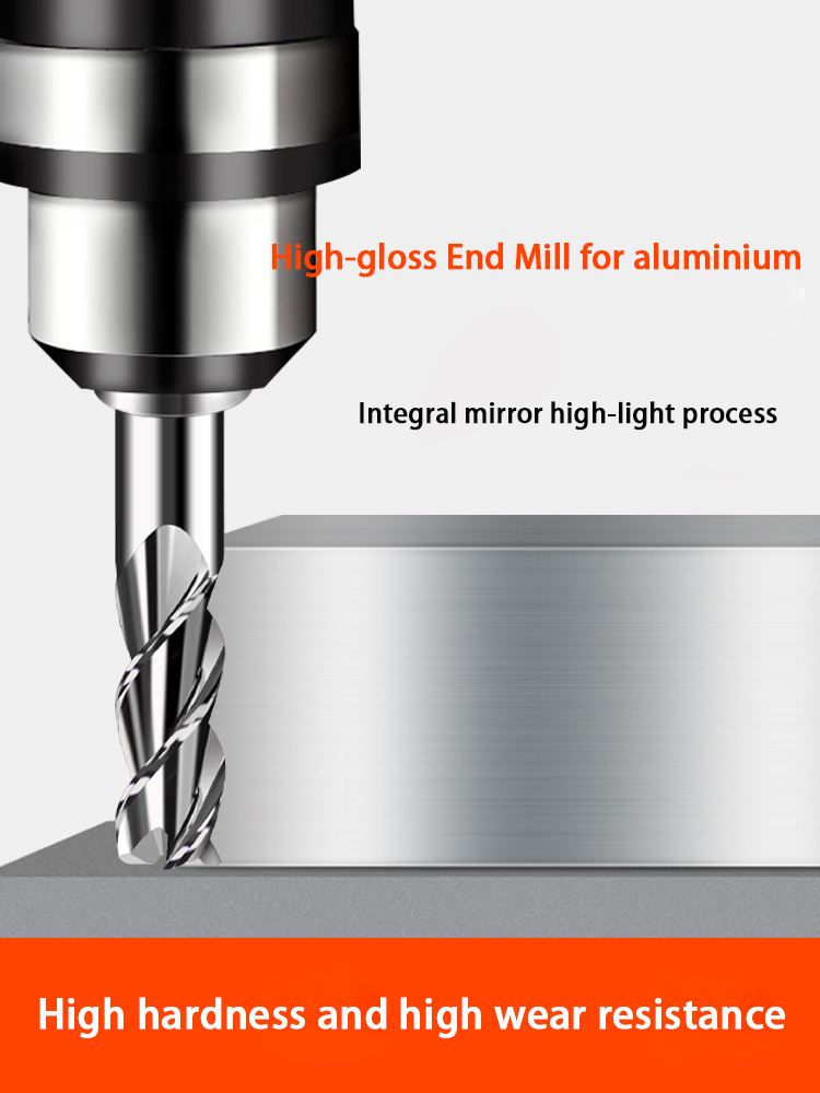 CNC Milling Tools HRC62 Tungsten Carbide Round Nose end mill