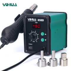 YIHUA 858/858D hot air desoldering repairing machine Heat Air Gun SMD rework soldering station