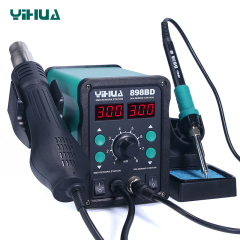 YIHUA-898BD/898BD+ 2 in1 heat gun rework station hot air and soldering station