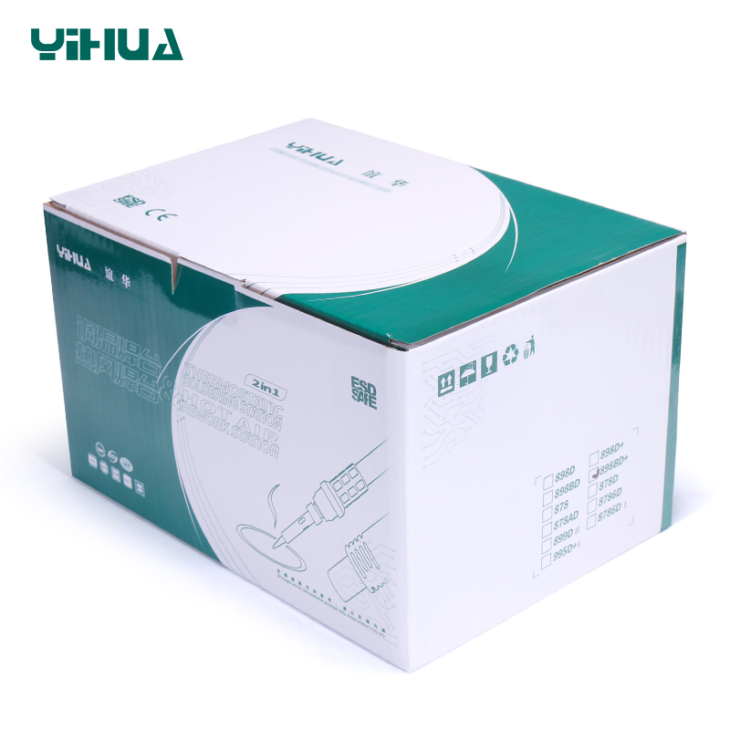 YIHUA-898BD/898BD+ 2 in1 heat gun rework station hot air and soldering station