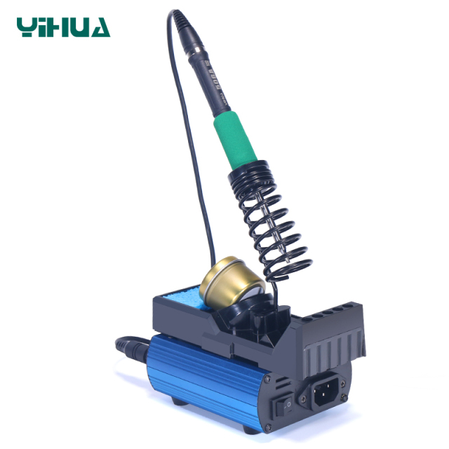 YIHUA 948DB+-II/982-I T12 C210 C245 Solder Iron Handle Electronic Welding Rework Soldering Station Rapidly Heating Soldering Iron Station