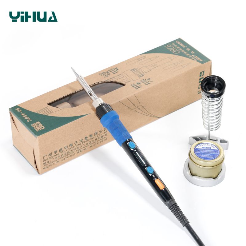 YIHUA 928D/928D-II 60W High Power ESD safe Constant temperature digital display for repair mobile wholesale machine smart soldering iron
