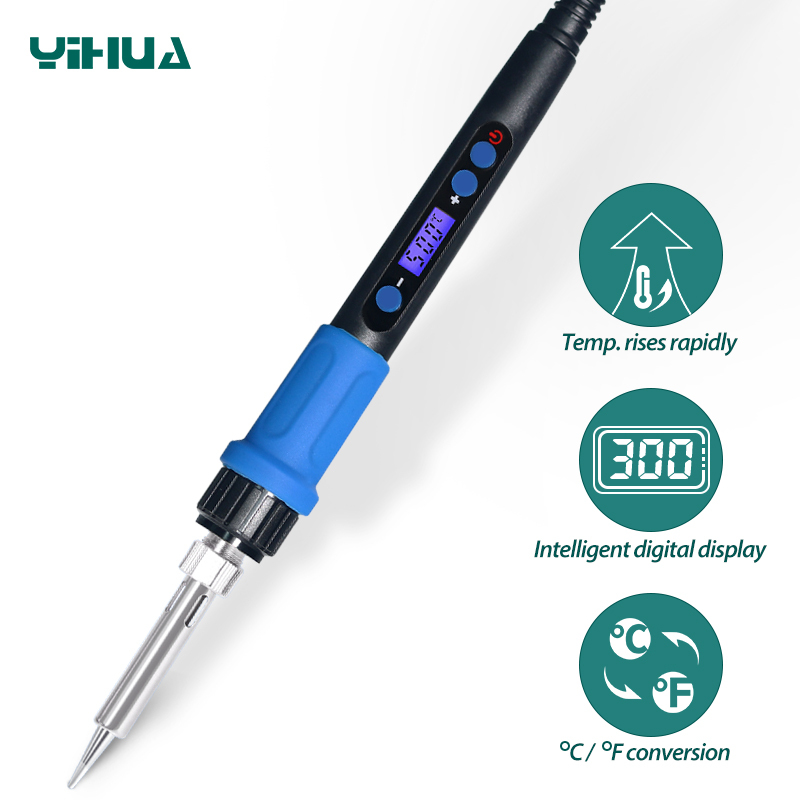 Yihua 928D-I/928D-V factory directly sales adjustable temperature digital repairing welding engraving tool soldering iron
