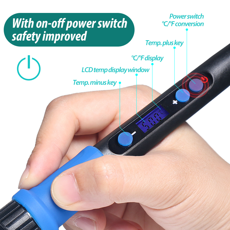 Yihua 928D-I/928D-V factory directly sales adjustable temperature digital repairing welding engraving tool soldering iron