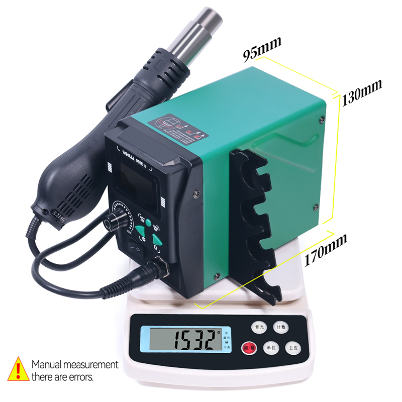 YIHUA 959D hot air smd soldering station rework station, 100-500