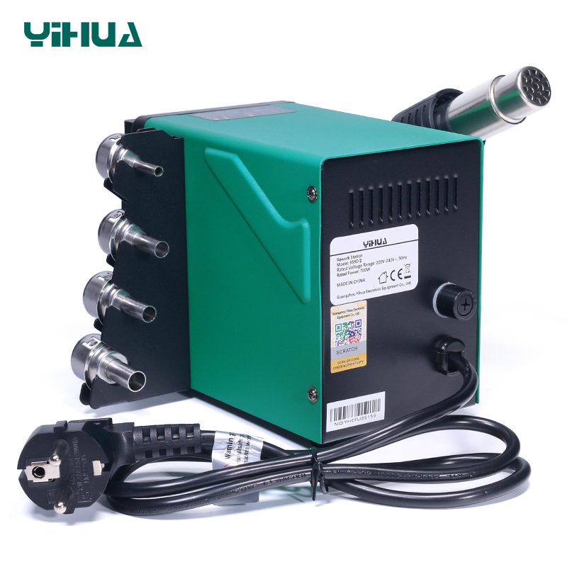 YIHUA-959D/959D-I/959D-II Nozzles Storage Install Disassemble Easily Hot Air Gun Desoldering SMD Rework Soldering Station