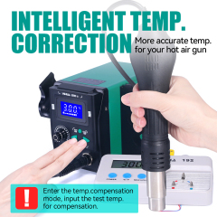 YIHUA-959D/959D-I/959D-II Nozzles Storage Install Disassemble Easily Hot Air Gun Desoldering SMD Rework Soldering Station